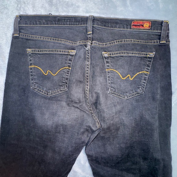 AG Adriano Goldschmied Jeans Women's 32 The Angel Black Wash Bootcut Stretch Y2K - Picture 8 of 12